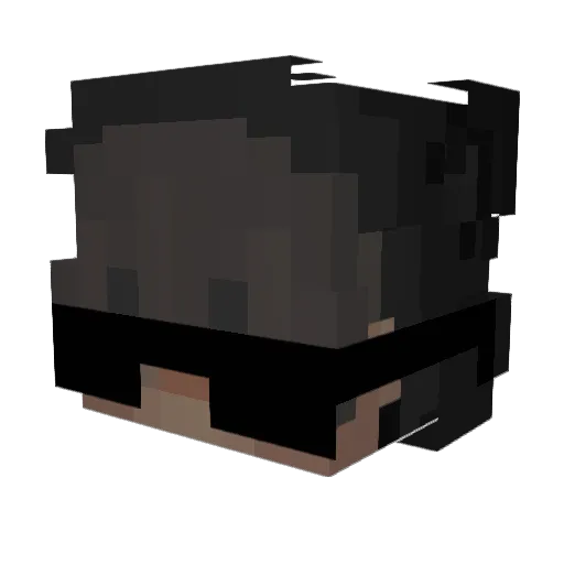 ___Halo Minecraft avatar head, 3D render