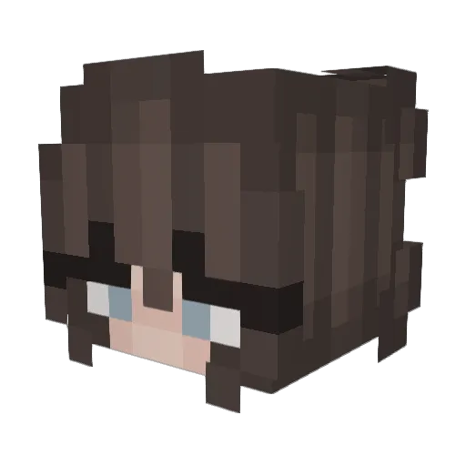 ___Iced___ Minecraft avatar head, 3D render