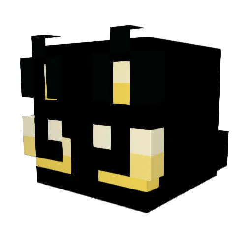 ___JI___ Minecraft avatar head, 3D render
