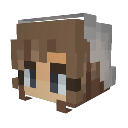 ___Jayde___ Minecraft avatar head, 3D render