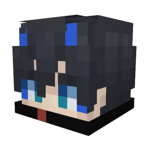 ___Karma__ Minecraft avatar head, 3D render