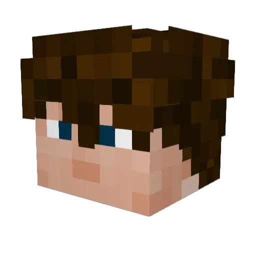 ___Ko___ Minecraft avatar head, 3D render