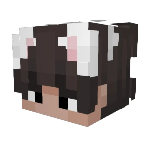 ___Kurama___ Minecraft avatar head, 3D render