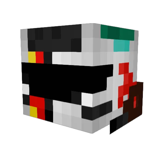 ___Lucifer___ Minecraft avatar head, 3D render