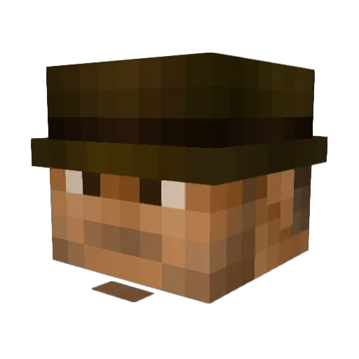 ___Marks Minecraft avatar head, 3D render