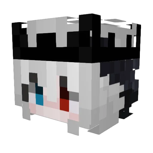 ___Nas2007tya___ Minecraft avatar head, 3D render