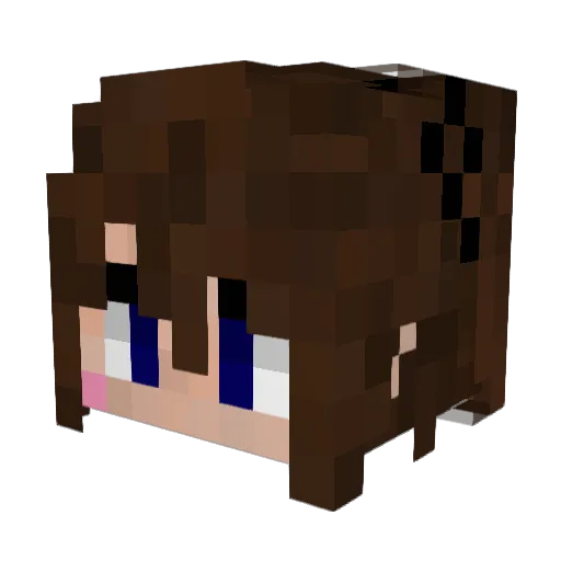 ___Natalia___ Minecraft avatar head, 3D render
