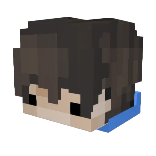 ___Potato__ Minecraft avatar head, 3D render