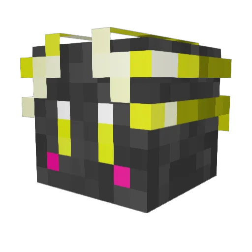 ___Racc___ Minecraft avatar head, 3D render