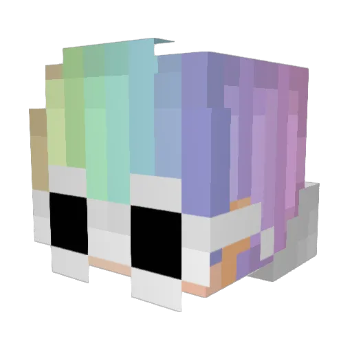 ___Swiftly___ Minecraft avatar head, 3D render