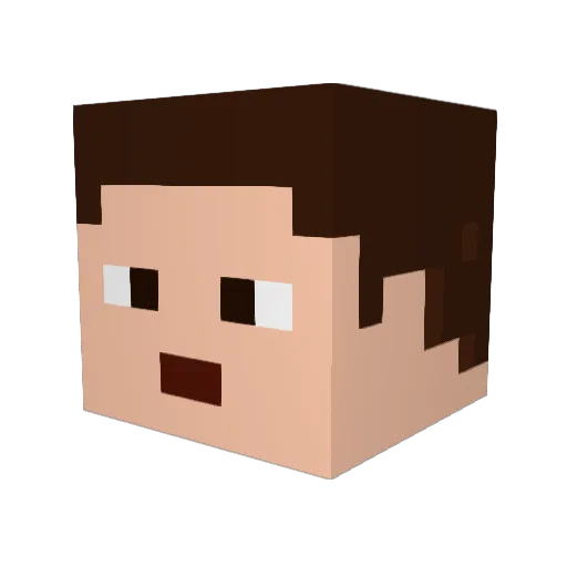 ____GOAT____ Minecraft avatar head, 3D render
