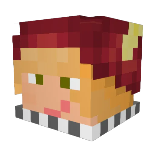 ____Kalo____ Minecraft avatar head, 3D render