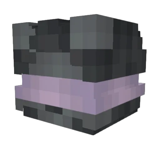 ____Mel Minecraft avatar head, 3D render