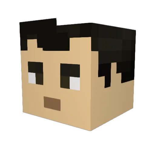 ____Napoleon____ Minecraft avatar head, 3D render