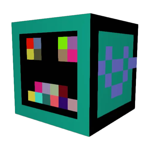 ____Retro____ Minecraft avatar head, 3D render
