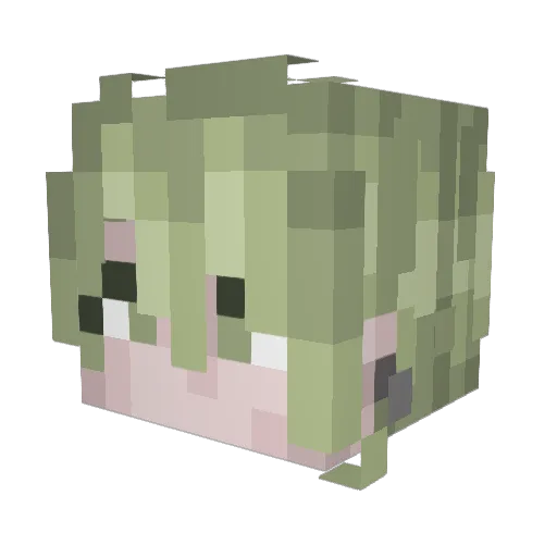 ____Solaris____ Minecraft avatar head, 3D render