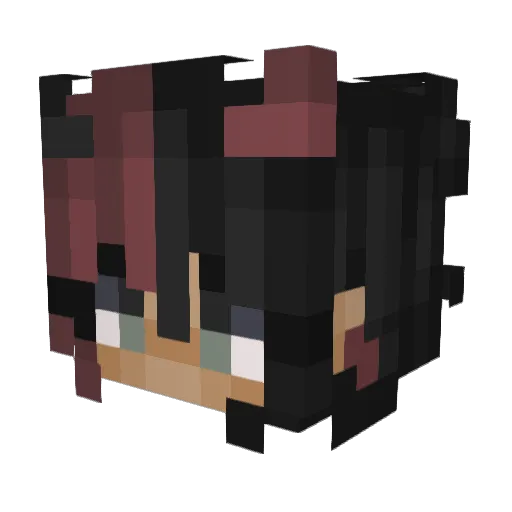 _____Ducky______ Minecraft avatar head, 3D render