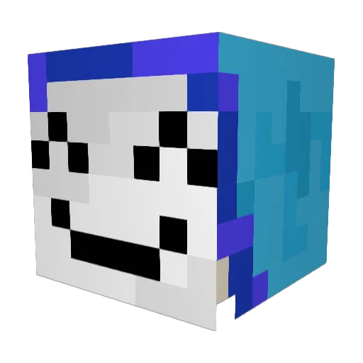 _____Mei_____ Minecraft avatar head, 3D render