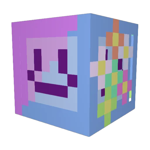 _____Spooky_____ Minecraft avatar head, 3D render
