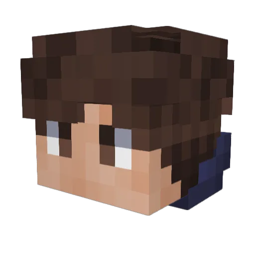 ______Levi______ Minecraft avatar head, 3D render