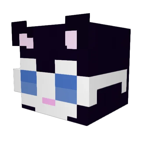 _________Skibidi Minecraft avatar head, 3D render