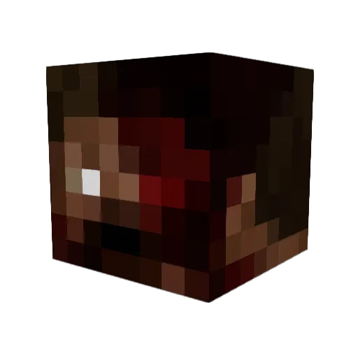 ____________What Minecraft avatar head, 3D render