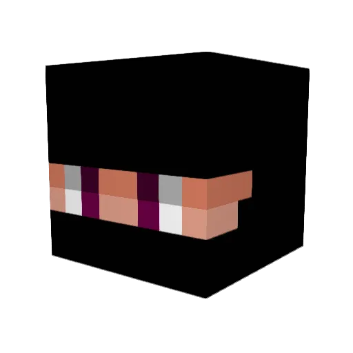 ______abc____ Minecraft avatar head, 3D render