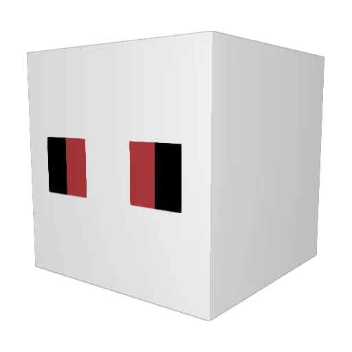 _____unknown__ Minecraft avatar head, 3D render