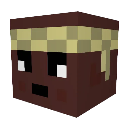 ____cope____ Minecraft avatar head, 3D render