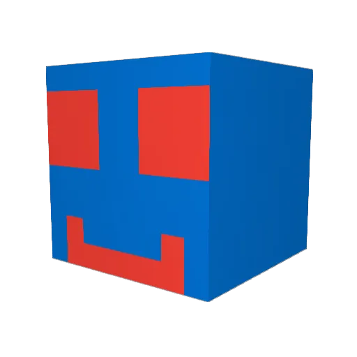 ___benz___ Minecraft avatar head, 3D render