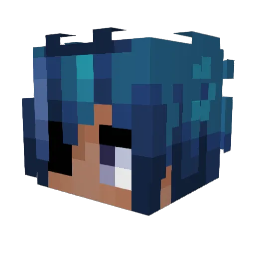 ___cheesecake___ Minecraft avatar head, 3D render