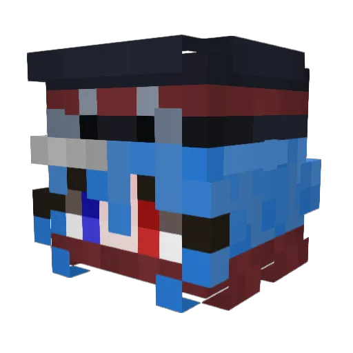 ___cyn Minecraft avatar head, 3D render