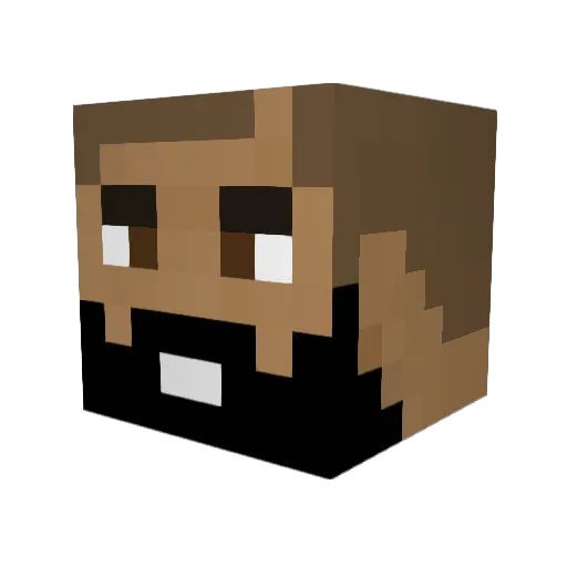 ___him__ Minecraft avatar head, 3D render