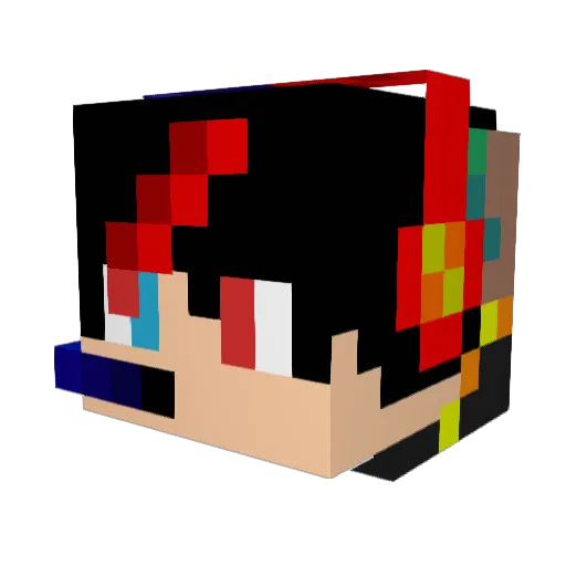 ___joh__ Minecraft avatar head, 3D render