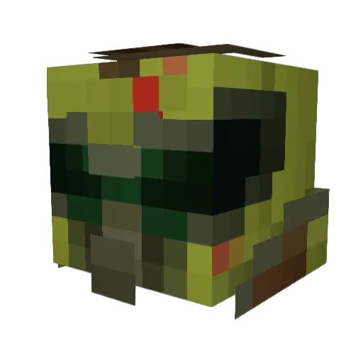___lonut__ Minecraft avatar head, 3D render