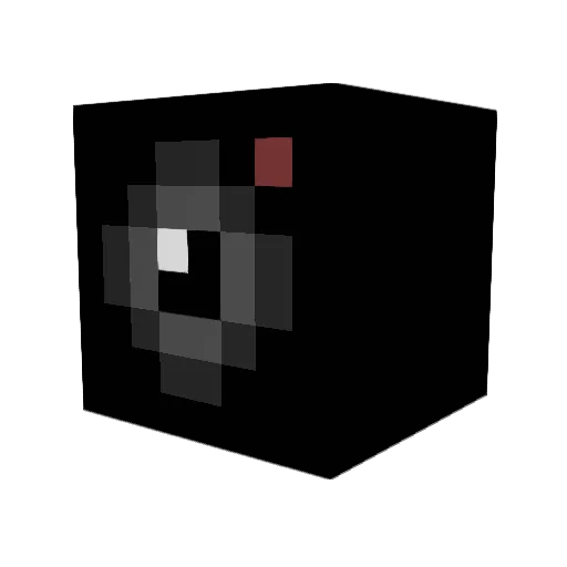 ___mob Minecraft avatar head, 3D render