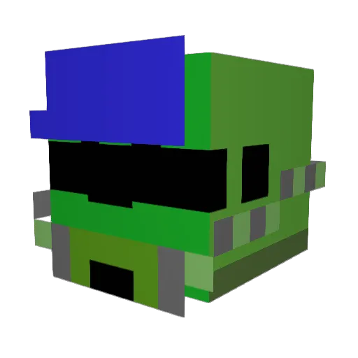 ___n3xus___ Minecraft avatar head, 3D render