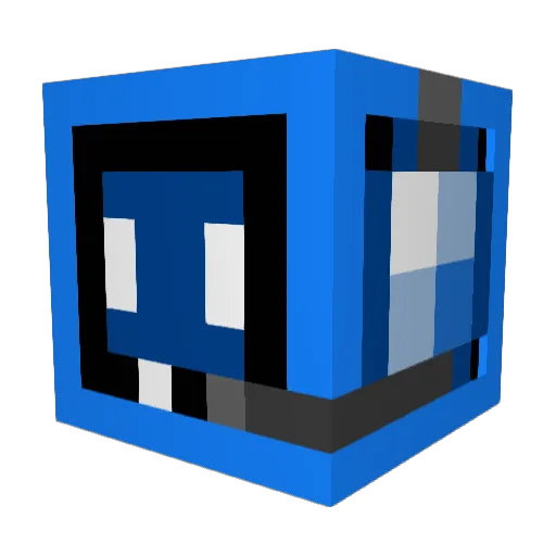 ___o__ Minecraft avatar head, 3D render