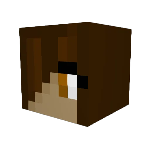___shal_ Minecraft avatar head, 3D render