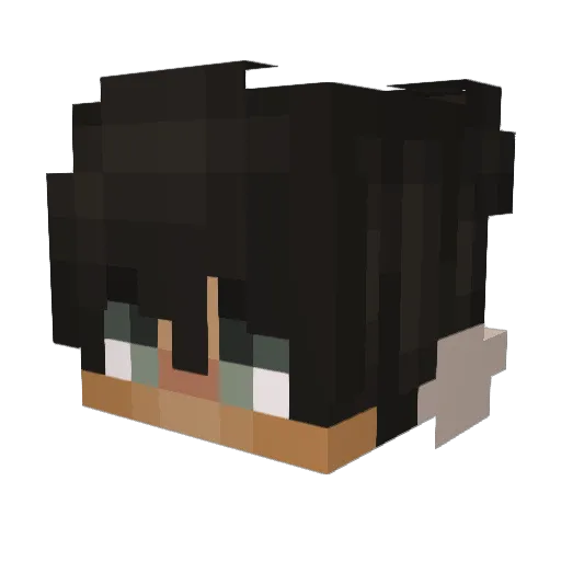 ___sniper___ Minecraft avatar head, 3D render