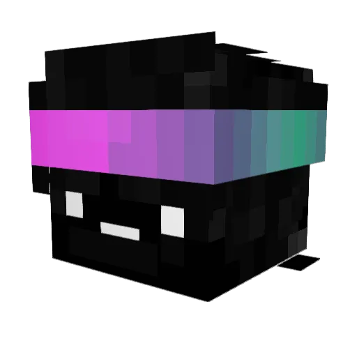 ___xiaotu___ Minecraft avatar head, 3D render