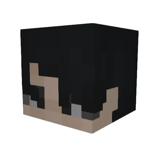 __amir Minecraft avatar head, 3D render