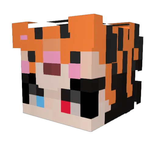 __arden Minecraft avatar head, 3D render