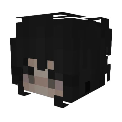 __ariella__ Minecraft avatar head, 3D render