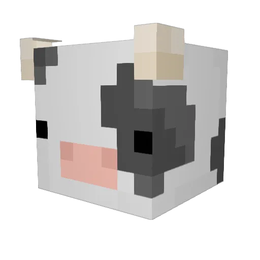 __bebooo Minecraft avatar head, 3D render