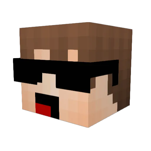 __bigsoulja__ Minecraft avatar head, 3D render