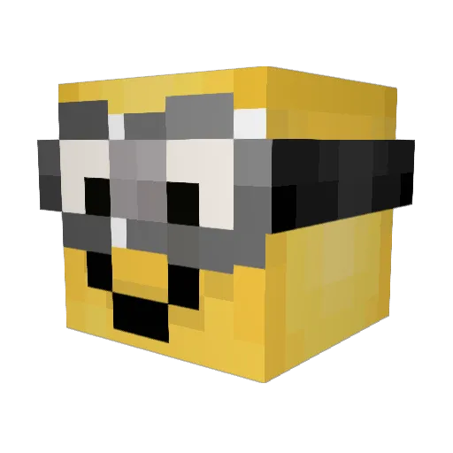 __bob Minecraft avatar head, 3D render