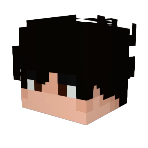 __dodi Minecraft avatar head, 3D render