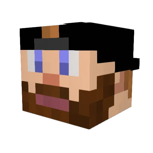 __ekar Minecraft avatar head, 3D render