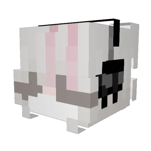 __exa Minecraft avatar head, 3D render